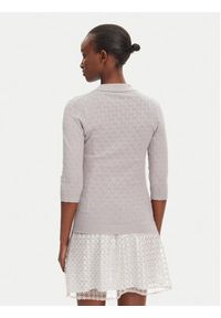 ROTATE Sweter 113785039 Szary Slim Fit. Kolor: szary. Materiał: wiskoza #5