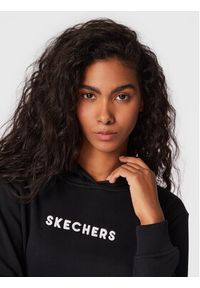 skechers - Skechers Bluza Signature WHD69 Czarny Regular Fit. Kolor: czarny. Materiał: bawełna #5