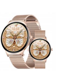 Colmi V89 smartwatch (stainless steel gold). Rodzaj zegarka: smartwatch