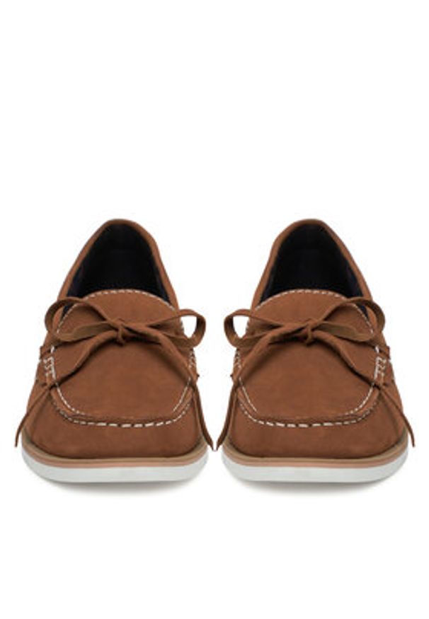 Beverly Hills Polo Club Mokasyny WI16-SKIPER-01 Brązowy. Kolor: brązowy. Materiał: nubuk, skóra