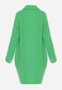 Born2be - Zielona Sukienka Koszulowa o Rozkloszowanym Fasonie Neoriana. Kolor: zielony. Typ sukienki: koszulowe #6