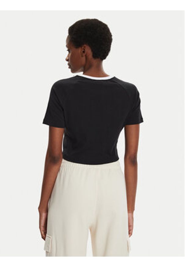 Adidas - adidas T-Shirt 3-Stripes Baby IU2532 Czarny Slim Fit. Kolor: czarny. Materiał: bawełna