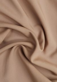 Renee - Ciemnobeżowe Spodnie z Bawełny Typu Palazzo z Gumką w Talii Fieana. Okazja: na spacer. Kolor: beżowy. Materiał: bawełna #5