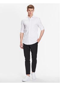 Hugo Koszula 50479394 Biały Slim Fit. Kolor: biały. Materiał: bawełna #5