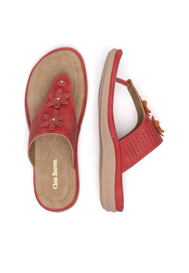 Japonki Clara Barson. Kolor: czerwony