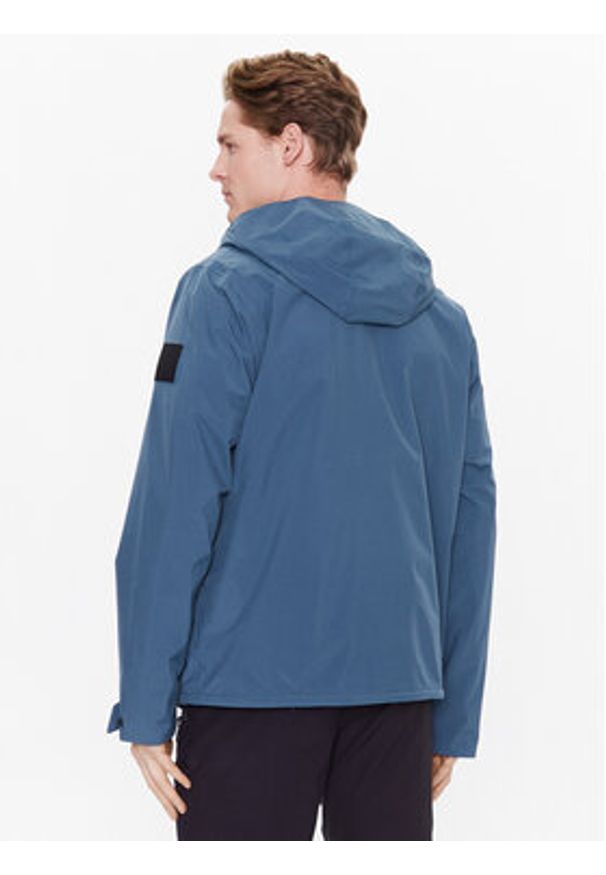 Jack Wolfskin Kurtka przeciwdeszczowa Goldgewann 1115761 Niebieski Regular Fit. Kolor: niebieski. Materiał: syntetyk