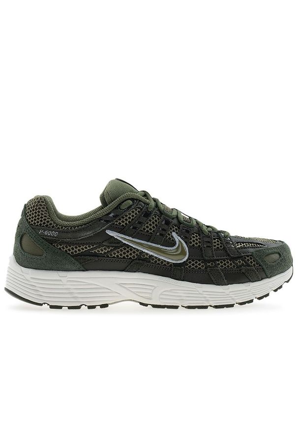 Buty unisex Nike P-6000 SE HF0015-301 - zielone. Kolor: zielony. Materiał: skóra, zamsz, materiał, guma. Szerokość cholewki: normalna. Sezon: lato