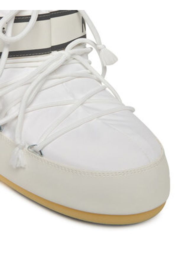 Moon Boot Śniegowce Mb Icon Low Nylon 80D1409340 Biały. Kolor: biały. Materiał: skóra