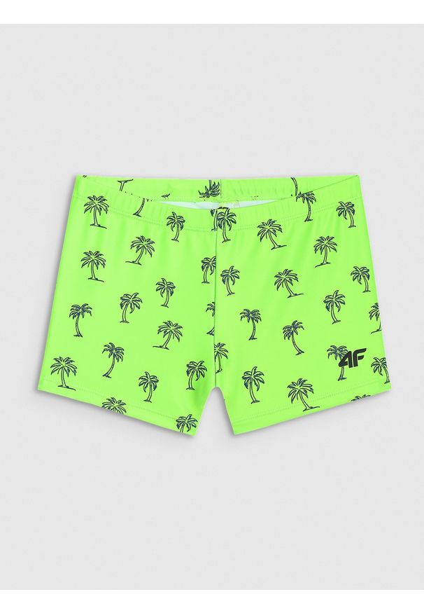 4f - 4F Kąpielówki chłopięce - zielone 158/164 (12-14 lat). Kolor: zielony