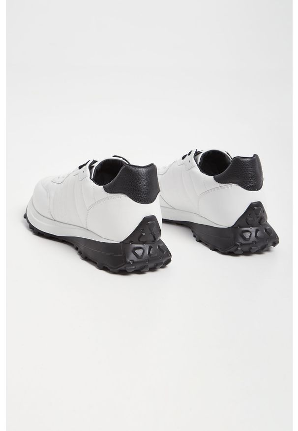 Baldinini - Sneakersy męskie skórzane BALDININI. Materiał: skóra