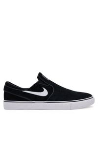 Nike Tenisówki Sb Janoski+ Slip FN5893 001 Czarny. Kolor: czarny. Materiał: skóra, zamsz