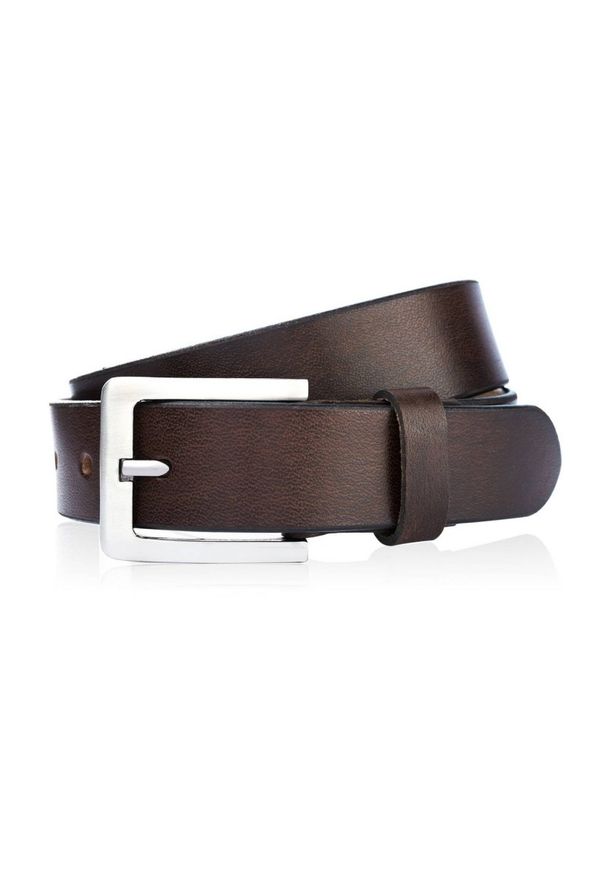 Pasek skórzany 110 CM PAOLO PERUZZI 04Z02110 brązowy. Kolor: brązowy. Materiał: skóra. Styl: klasyczny, casual, vintage