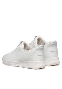 Geox Sneakersy D Flextride Plus D567SA 09B15 C1000 Biały. Kolor: biały. Materiał: skóra
