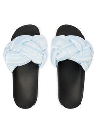 Love Moschino - LOVE MOSCHINO Klapki JA28312G0OIW370A Niebieski jasny. Kolor: niebieski. Materiał: materiał #4