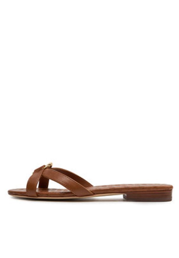 Lauren Ralph Lauren Klapki 802927945002 Brązowy. Kolor: brązowy. Materiał: skóra
