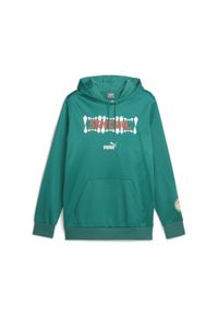 Bluza z kapturem Puma FSF Culture. Typ kołnierza: kaptur. Kolor: zielony. Wzór: aplikacja #1