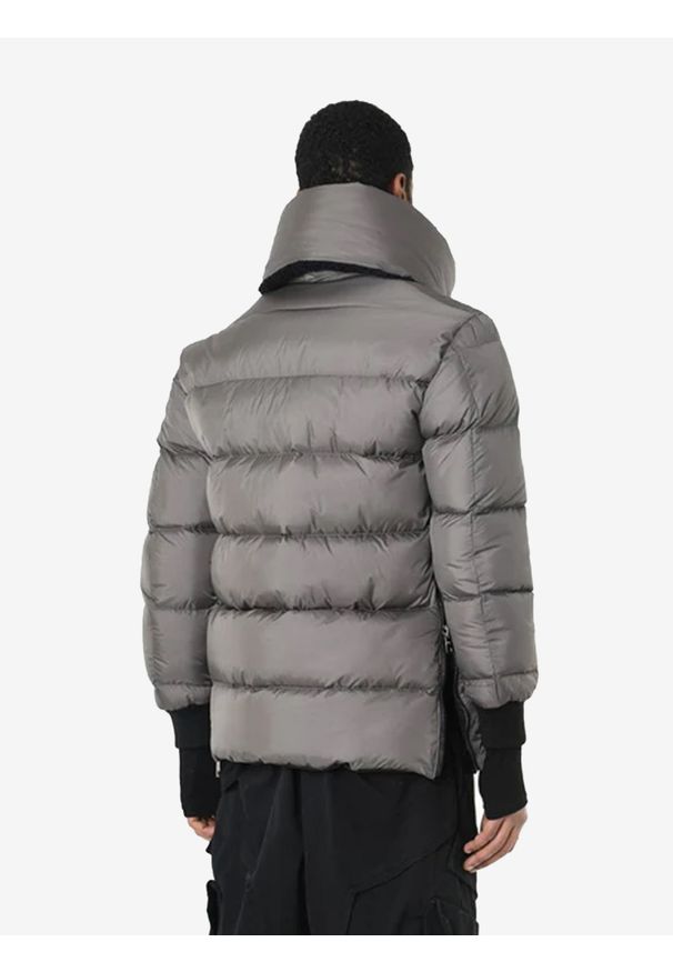 La Haine Inside Us Kurtka Zimowa | LM032 | Mężczyzna | Szary. Okazja: na spacer. Kolor: szary. Materiał: poliamid. Wzór: jednolity. Sezon: zima. Styl: elegancki