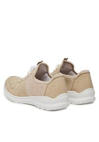 Rieker Sneakersy L3254-62 Beżowy. Kolor: beżowy. Materiał: materiał, syntetyk #4