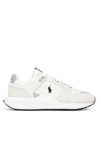 Polo Ralph Lauren Sneakersy Train 89 V2 Suede-Paneled Sneaker 809973974001 Biały. Kolor: biały. Materiał: zamsz, skóra
