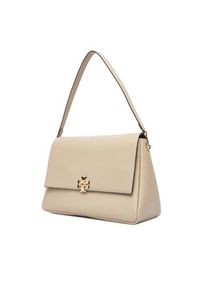 Tory Burch Torebka Charlie 180727 Beżowy. Kolor: beżowy. Materiał: skórzane #4