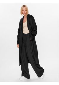 Calvin Klein Płaszcz wełniany K20K205496 Czarny Relaxed Fit. Kolor: czarny. Materiał: wełna #6
