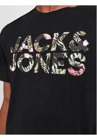 Jack & Jones - Jack&Jones T-Shirt Jeff 12250683 Czarny Standard Fit. Kolor: czarny. Materiał: bawełna #4