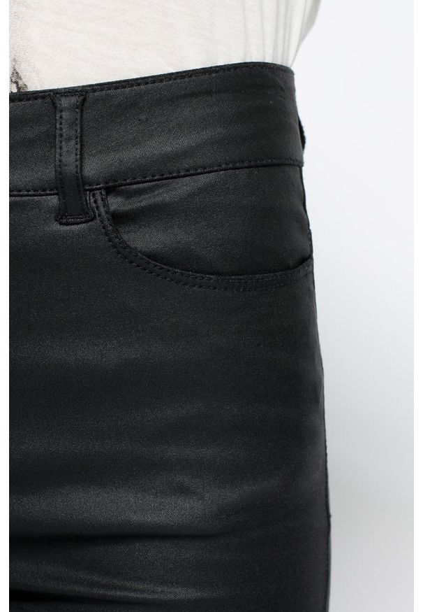 Vero Moda - Spodnie Smooth. Kolor: czarny