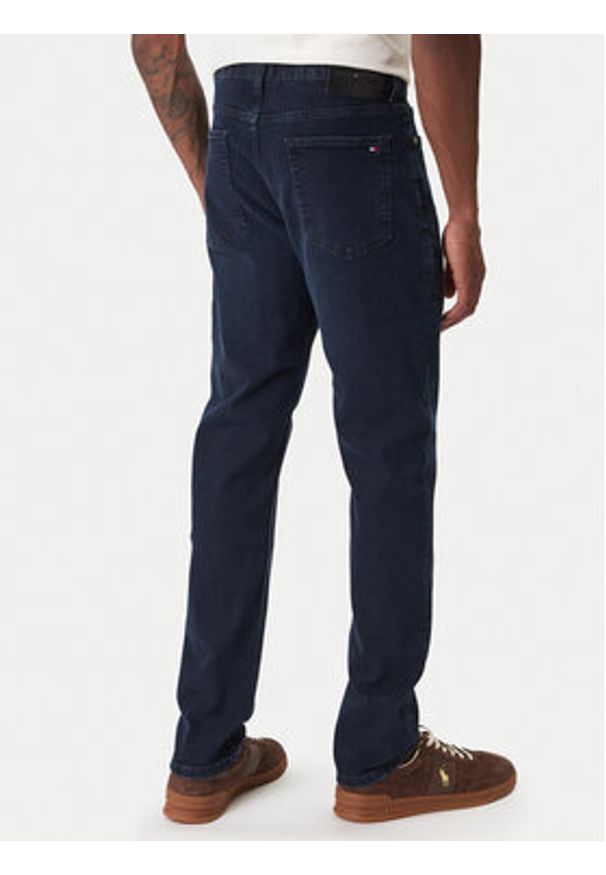 TOMMY HILFIGER - Tommy Hilfiger Jeansy Bleecker MW0MW41906 Granatowy Slim Fit. Kolor: niebieski