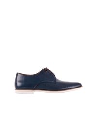 Półbuty Brooman D01-814-10 Blue, Granat, Skóra naturalna - 43. Kolor: niebieski. Materiał: skóra. Sezon: lato #1