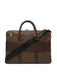 Guess Torba na laptopa HMMILO P6169 Brązowy. Kolor: brązowy. Materiał: skóra #4