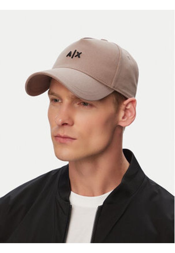 Emporio Armani Czapka z daszkiem 954112 CC571 U6107 Beżowy jasny. Kolor: beżowy. Materiał: bawełna