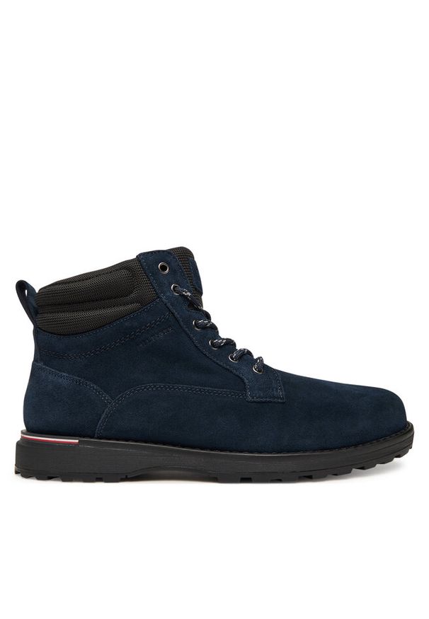 TOMMY HILFIGER - Trzewiki Tommy Hilfiger. Kolor: niebieski