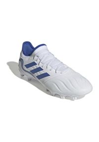 Adidas - Buty piłkarskie adidas Copa Sense.3 Mg M GW3549 białe białe. Zapięcie: sznurówki. Kolor: biały. Materiał: skóra, guma. Sport: piłka nożna