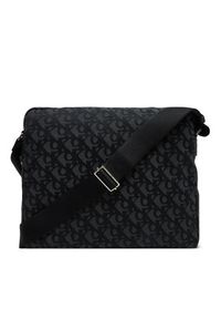 Calvin Klein Jeans Saszetka Unstructured Monogram Flight Bag LV04G3097G Czarny. Kolor: czarny. Materiał: materiał #4