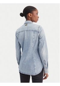G-Star RAW - G-Star Raw Koszula jeansowa D27714-D539 Niebieski Slim Fit. Kolor: niebieski. Materiał: bawełna #6