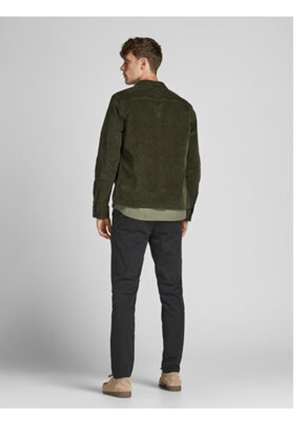 Jack & Jones Spodnie materiałowe Marco Dave 12174152 Czarny Slim Fit. Kolor: czarny. Materiał: bawełna