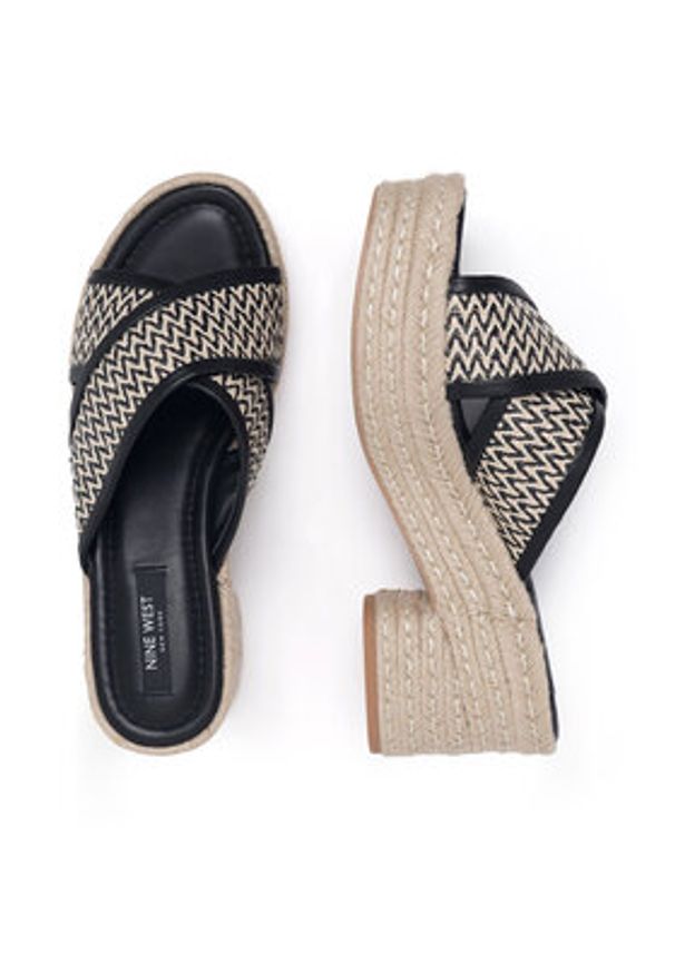 Nine West Espadryle WYL2734-1 Czarny. Kolor: czarny. Materiał: materiał