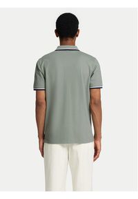 Selected Homme Polo 16095852 Zielony Slim Fit. Typ kołnierza: polo. Kolor: zielony. Materiał: bawełna