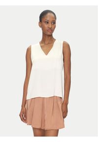 ViCOLO Bluzka TD0765 Écru Regular Fit. Materiał: syntetyk