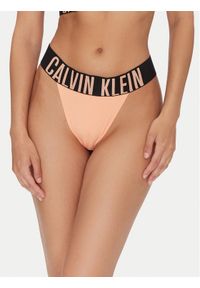 Calvin Klein Underwear Stringi 000QF7638E Różowy. Kolor: różowy. Materiał: syntetyk