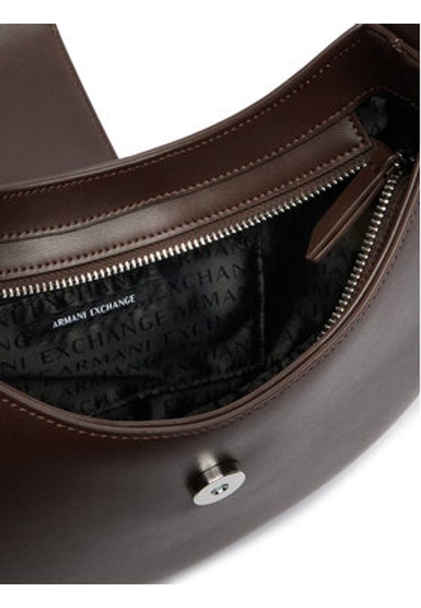 Armani Exchange Torebka XW002565 AF12039 U6018 Brązowy. Kolor: brązowy. Materiał: skórzane