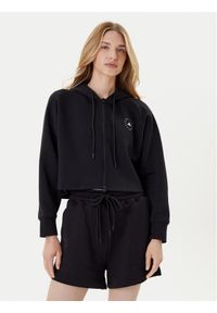 Adidas by Stella McCartney - adidas by Stella McCartney Bluza JD8107 Czarny Loose Fit. Kolor: czarny. Materiał: syntetyk, bawełna #1