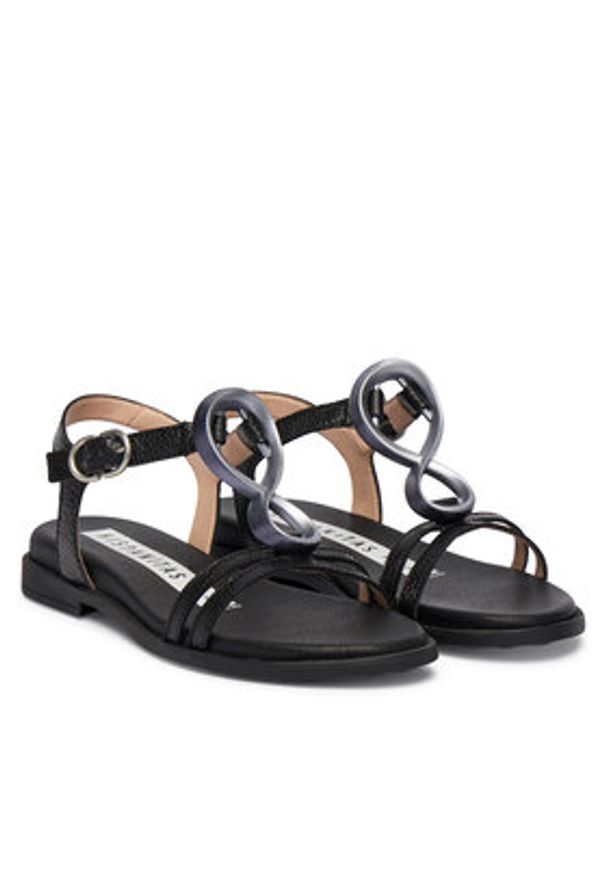 Hispanitas Czółenka HV264765 C003 Czarny. Kolor: czarny. Materiał: materiał