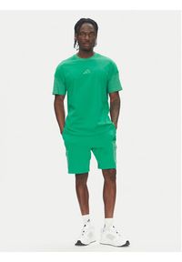 Adidas - adidas T-Shirt ALL SZN Colorblock JJ3676 Zielony Loose Fit. Kolor: zielony. Materiał: bawełna #4