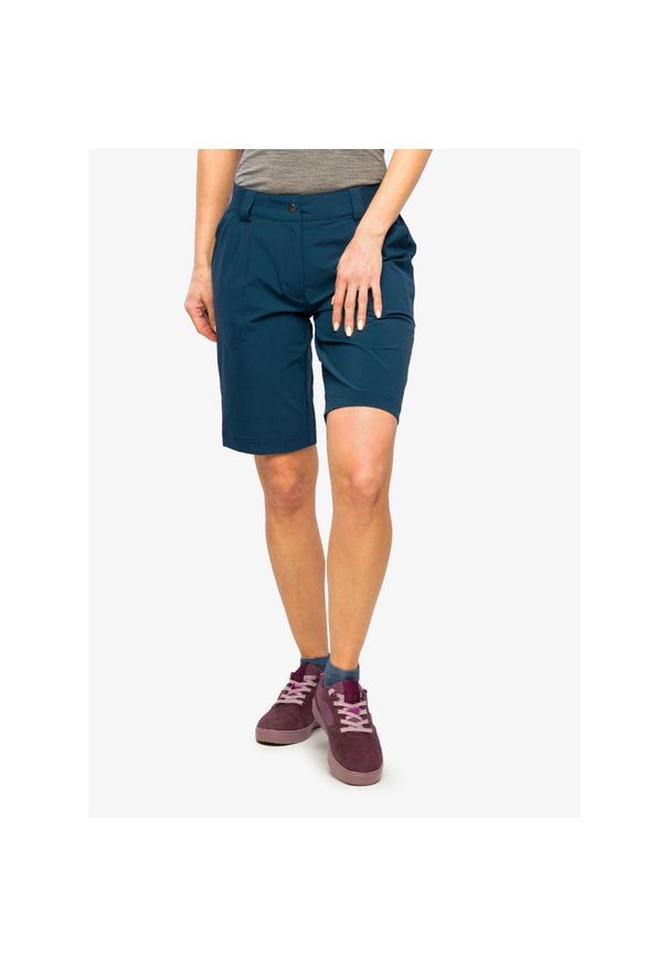 Spodenki turystyczne damskie Vaude Farley Stretch Shorts II. Kolor: niebieski