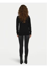 only - ONLY Sweter Venice 15333989 Czarny Regular Fit. Kolor: czarny. Materiał: wiskoza #3
