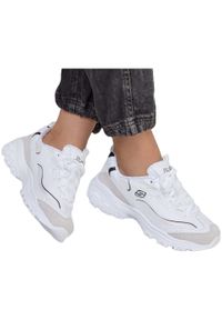 skechers - Buty damskie SKECHERS D'Lites New Heat. Kolor: biały