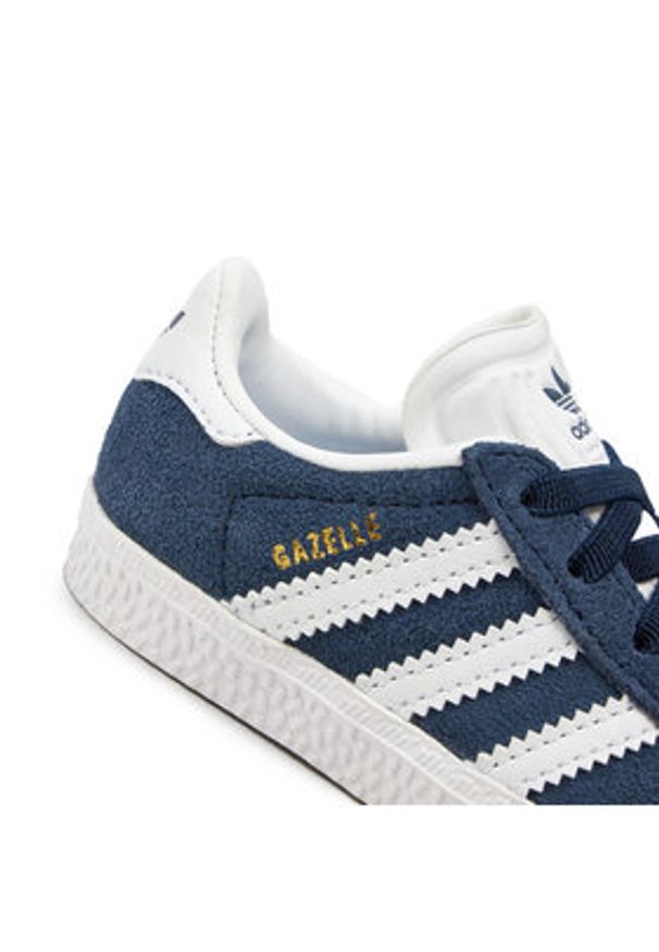 Adidas - adidas Sneakersy Gazelle CF EL I IH0337 Granatowy. Kolor: niebieski. Materiał: zamsz, skóra. Model: Adidas Gazelle