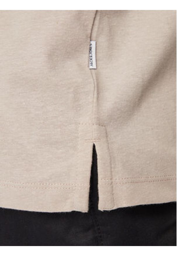 Jack & Jones - Jack&Jones Polo Summer 12246712 Szary Regular Fit. Typ kołnierza: polo. Kolor: szary. Materiał: bawełna