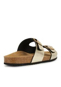 Geox Klapki D Brionia D35LSL 000BN C2012 Złoty. Kolor: złoty. Materiał: skóra #10